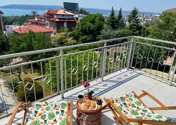 Stella - Private House With Parking Spot, Pool And Sea View 빌라 바르나